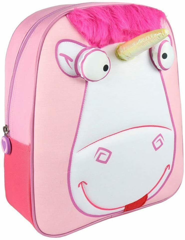 Cerda Despicable Me Pink Unicorn 3D Backpack RRP £13.99 CLEARANCE XL £8.99